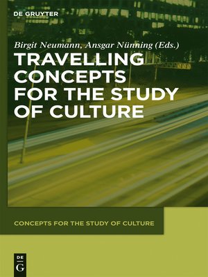 cover image of Travelling Concepts for the Study of Culture